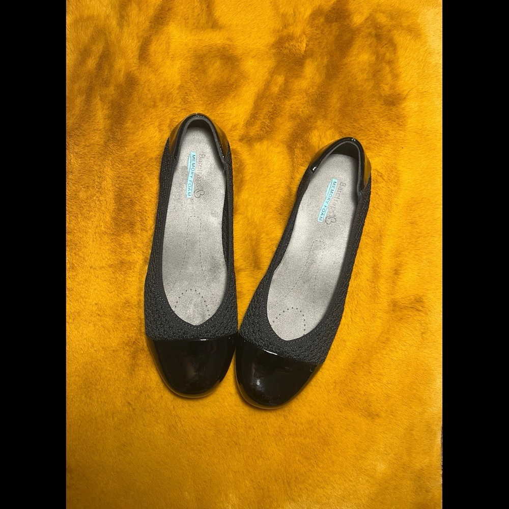 BareTraps • Black Classic Flats
